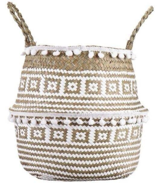 Panier Osier Rond Rangement Petit Rond Osier