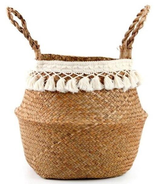Panier Osier Rond Thaïlandais Petit Rond Osier