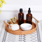 Grand Plateau Osier Rond Petit Cadeaux