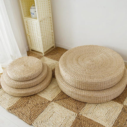 Pouf Osier Rond