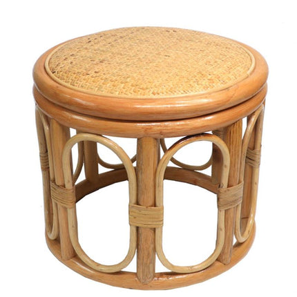 Pouf Osier Vintage