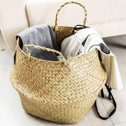 Cache Pot En Osier Solide Cache-Pot Sur Pied