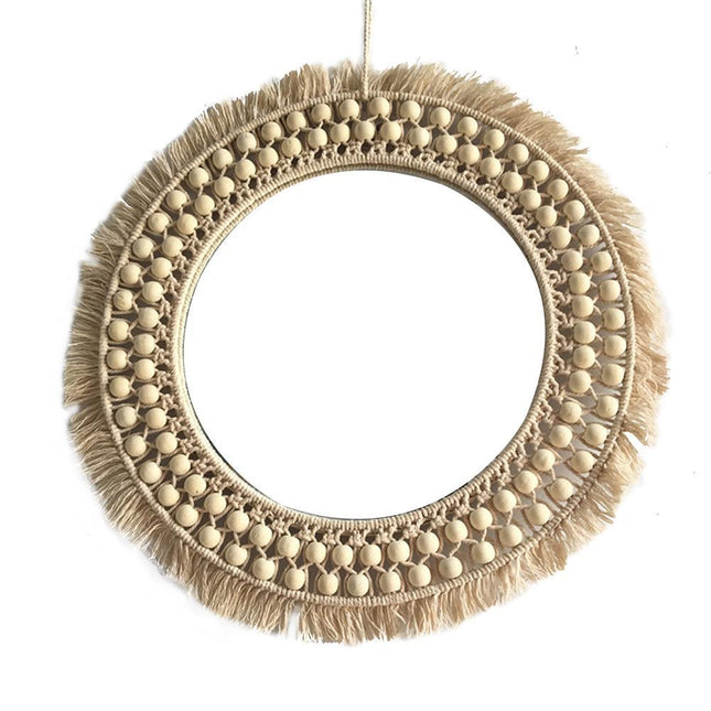 Déco Miroir Osier
