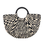 Sac En Osier Noir