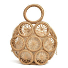 Sac En Osier Rond Marron Sacs