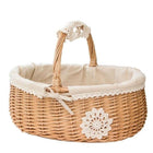 Grand Panier En Osier Pour Mariage