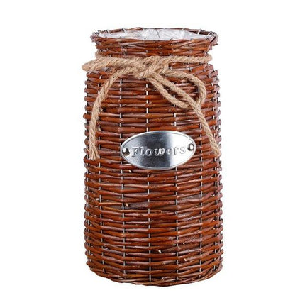 Cache Pot Osier Marron Cache-Pot En