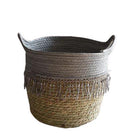Cache Pot Osier Gris Petit Cache-Pot En
