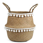 Panier Rond Osier Blanc Rond Osier