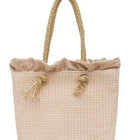 Sac En Osier Tendance Beige
