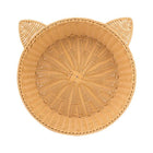 Panier Rond En Osier Pour Chat