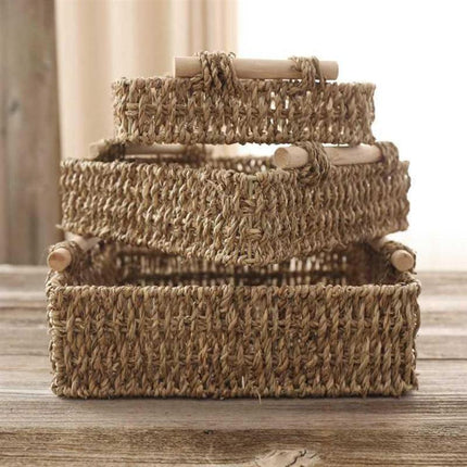 Panier Osier Rectangulaire Petit Panier Osier