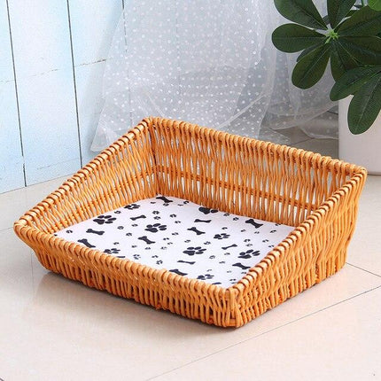 Panier À Chat Osier Marron / Petit En