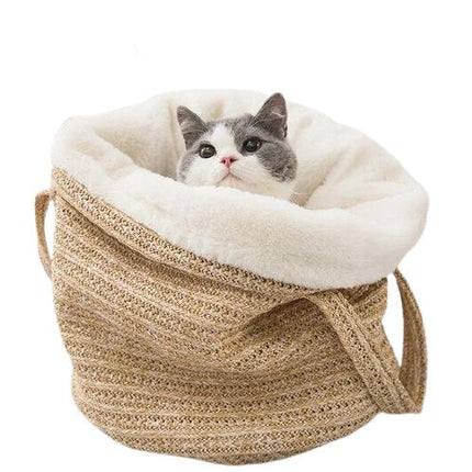 Panier En Osier Pour Chat