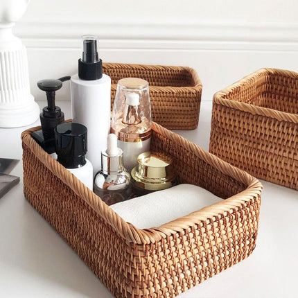 Panier De Rangement Osier Carré Petit
