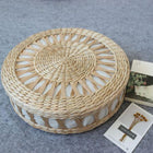 Gros Pouf Osier Sans Franges