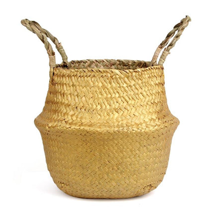 Cache-Pot Osier Doré / Petit Cache-Pot En