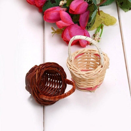 Panier En Osier Pour Dragées Mariage