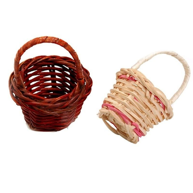 Panier En Osier Pour Dragées Mariage