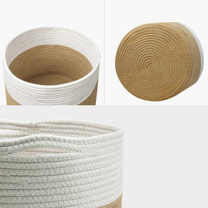 Cache-Pot Osier Ancien Cache-Pot En
