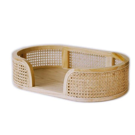 Panier Chat Osier Rotin En
