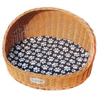 Panier Osier Pour Chat Et Chien Marron / Petit En