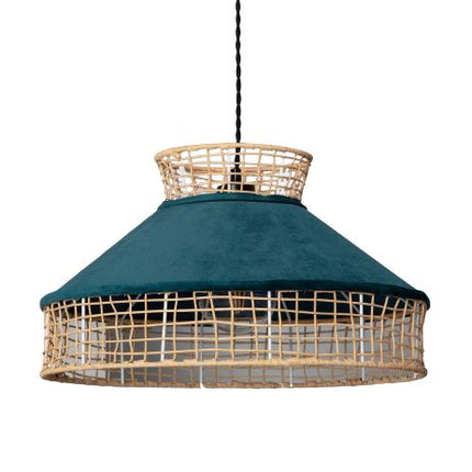 Lampe Osier Velours Osier