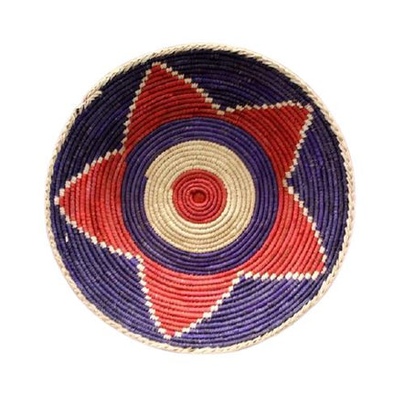 Assiette Murale Osier Ethnique