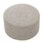 Pouf Osier Gris