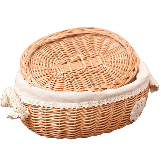 Panier Osier Déco Mariage En