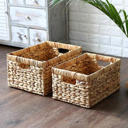 Panier De Rangement En Osier Rectangulaire