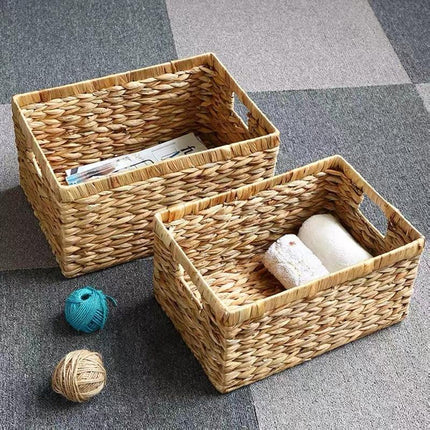 Panier De Rangement En Osier Rectangulaire