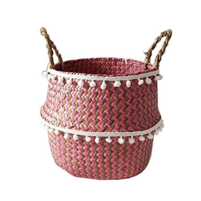 Cache-Pot Osier Rose Petit Cache-Pot En