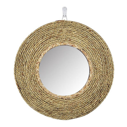 Miroir Osier Soleil Vintage