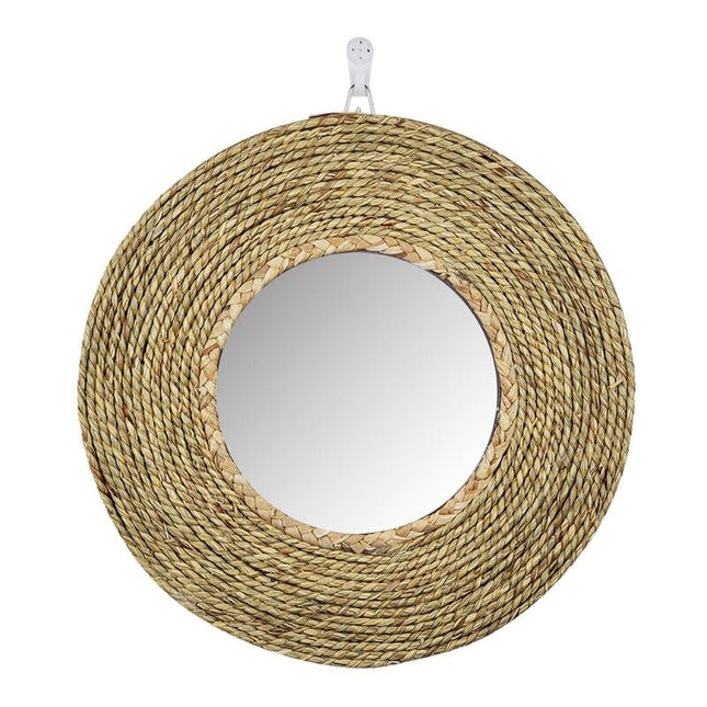 Miroir Osier Soleil Vintage