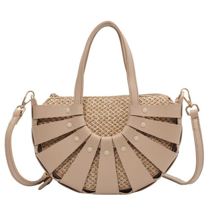 Sac Osier Maman Marron En