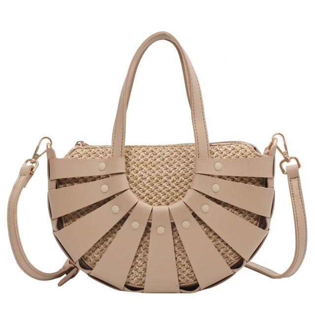 Sac Osier Maman Marron En