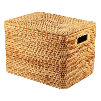 Panier À Linge En Osier Miel