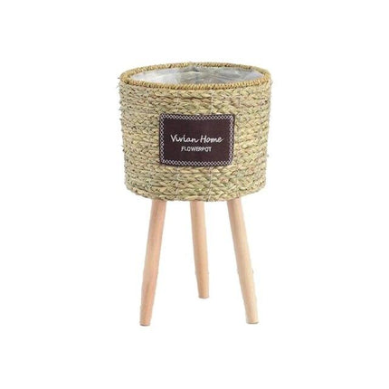 Cache-Pot Sur Pied En Osier Moyen Cache-Pot