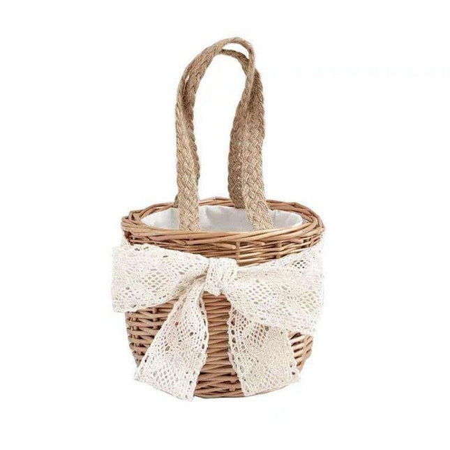 Panier Osier Mariage Avec Anses En