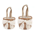 Panier Osier Mariage Avec Anses Petit En