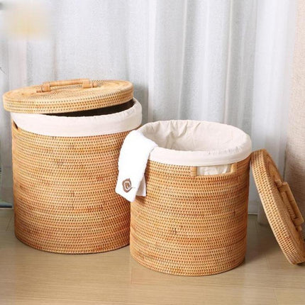 Panier À Linge En Osier Africain Moyen