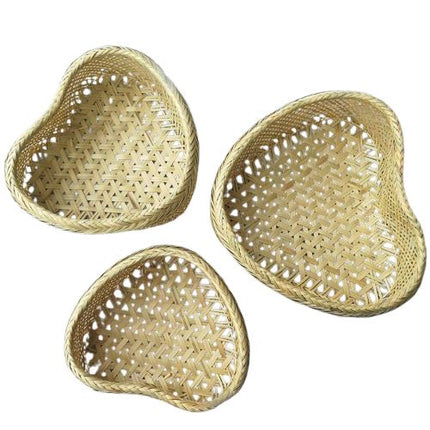 Panier Coeur En Osier Pour Mariage