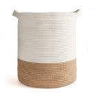 Panier À Linge Osier Blanc