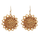 Boucles Doreilles Bohème Chic En Osier