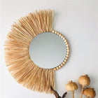 Miroirs Osier À Franges Gaïa Miroir