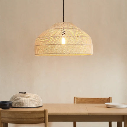 Suspension Luminaire Rotin