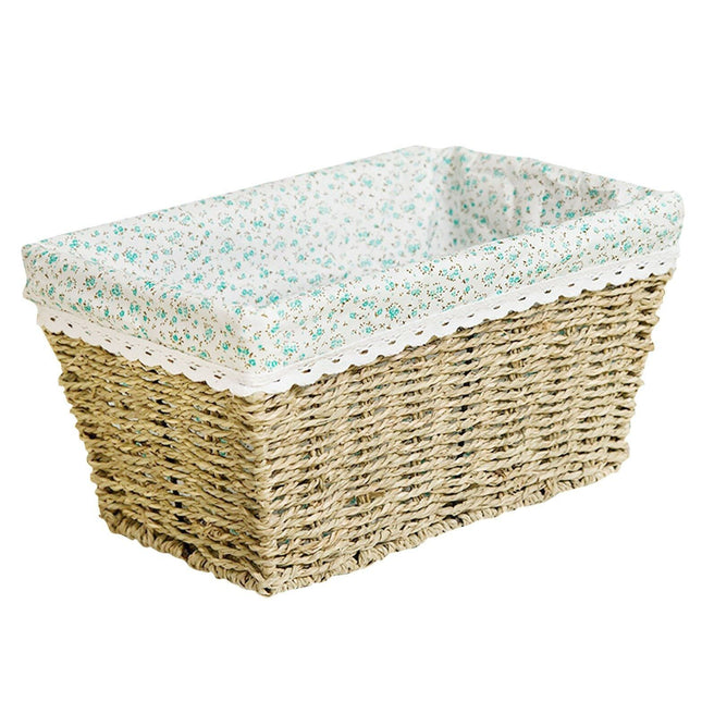 Panier Rangement Rectangulaire En Osier
