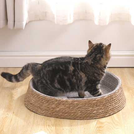 Panier En Osier Chat