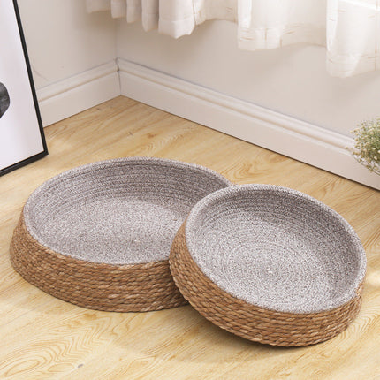 Panier En Osier Chat
